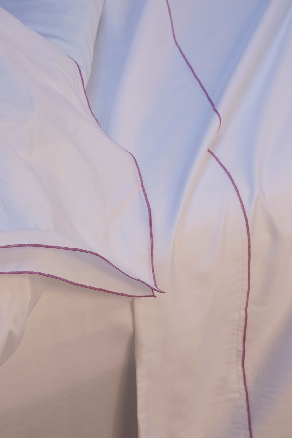 FURIE pure cotton satin pillowcase with rolled (2 pieces)