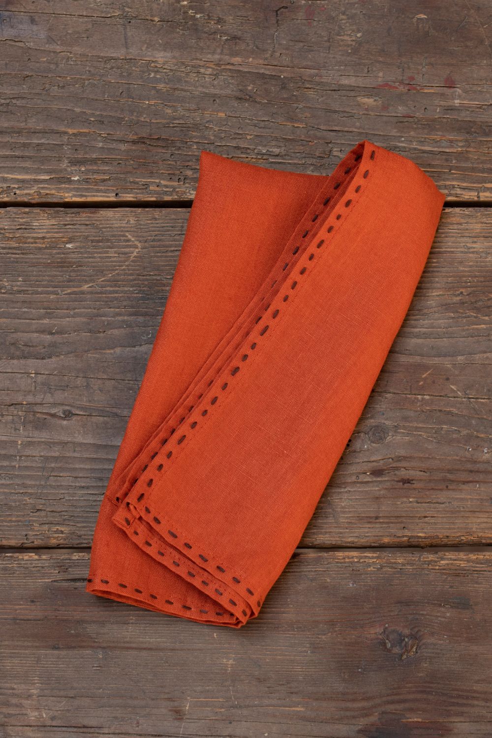 EPONA - tovaglietta ricamata a mano in puro lino lavato (2 pezzi)