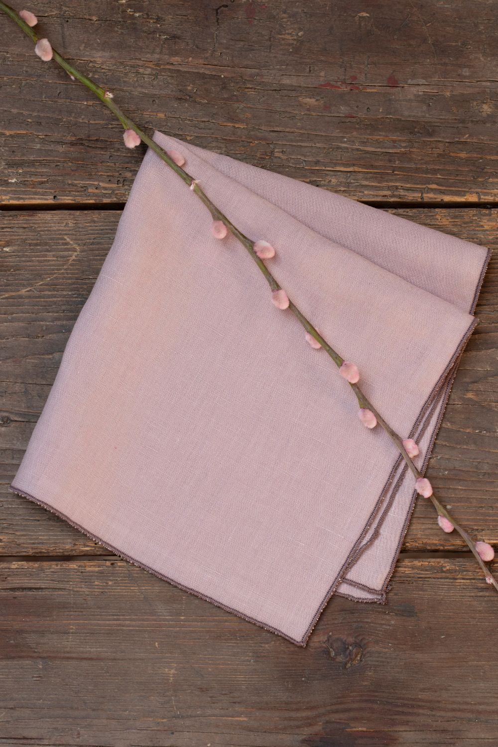 LATONA - Tovaglia in puro lino lavato rifinita con cordonetto