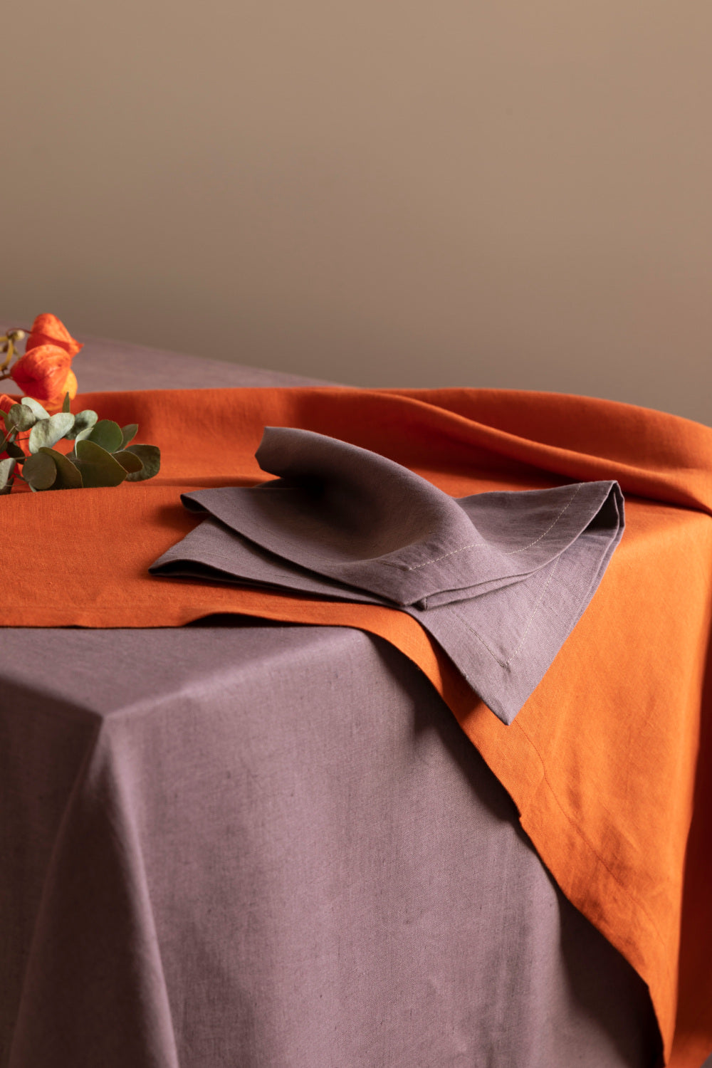 CLIO- napkin in pure washed linen (2 pieces)