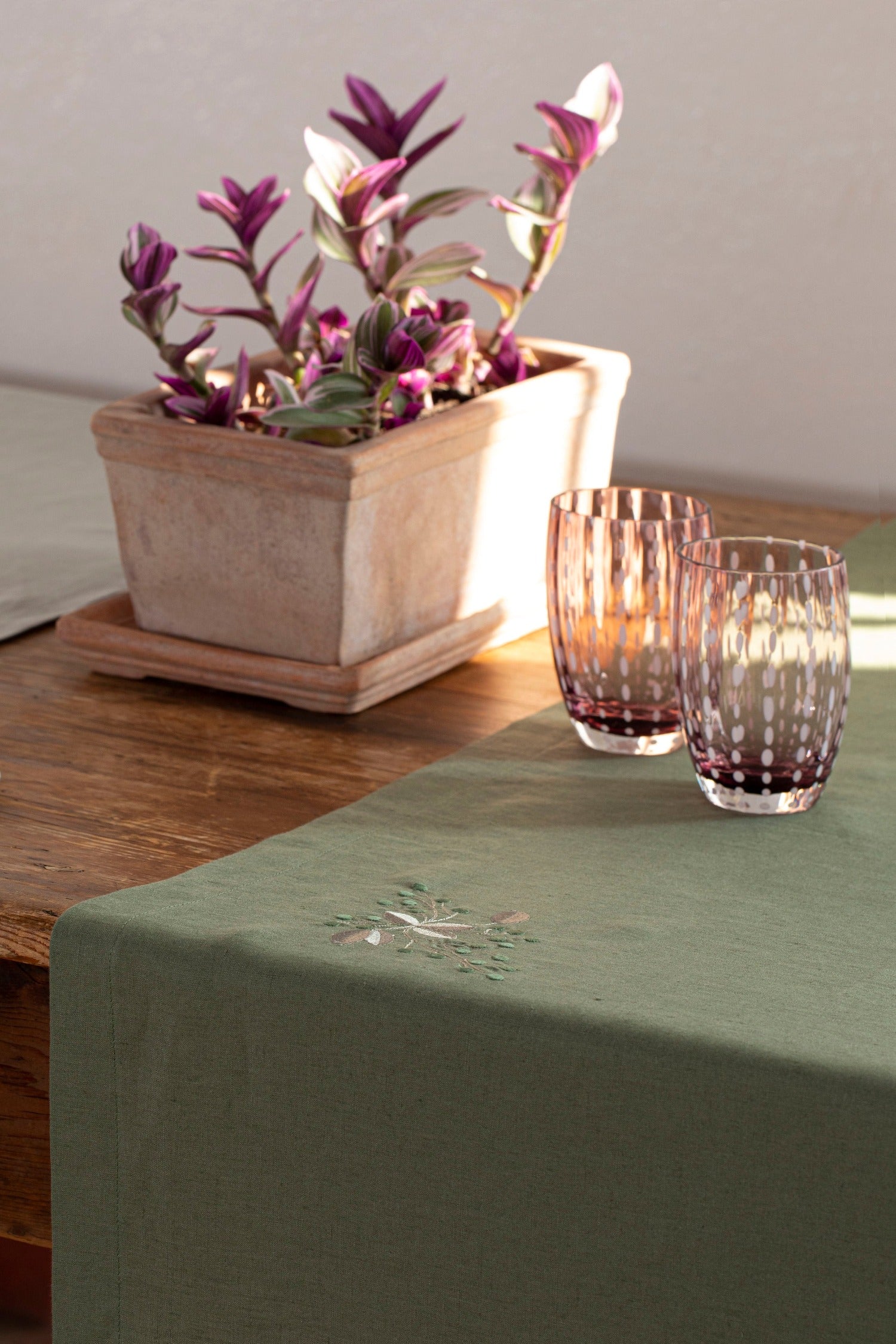 FREIA - Runner in puro lino lavato