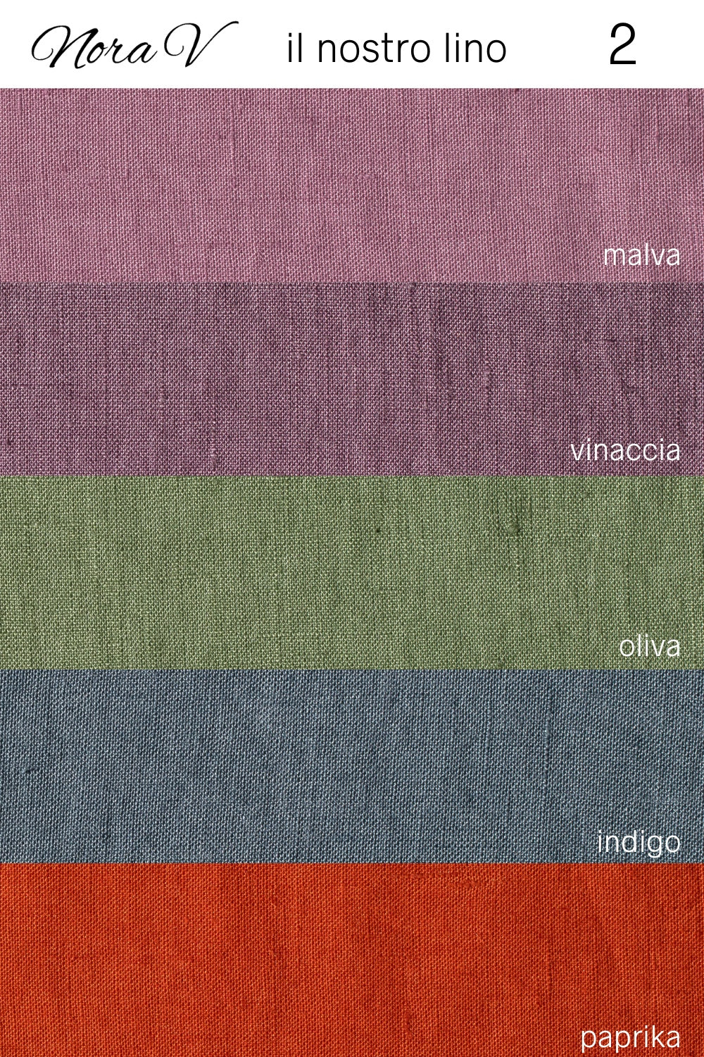 FREIA - Runner in puro lino lavato