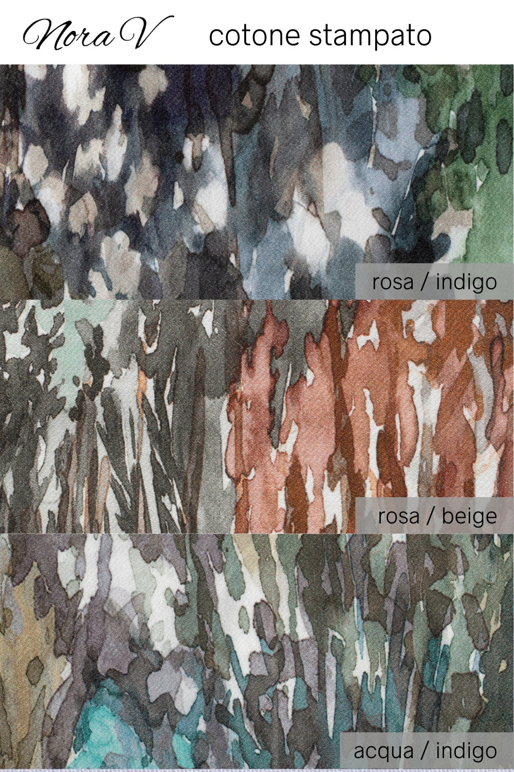 PERSEFONE - Copripiumino in raso di puro cotone stampato