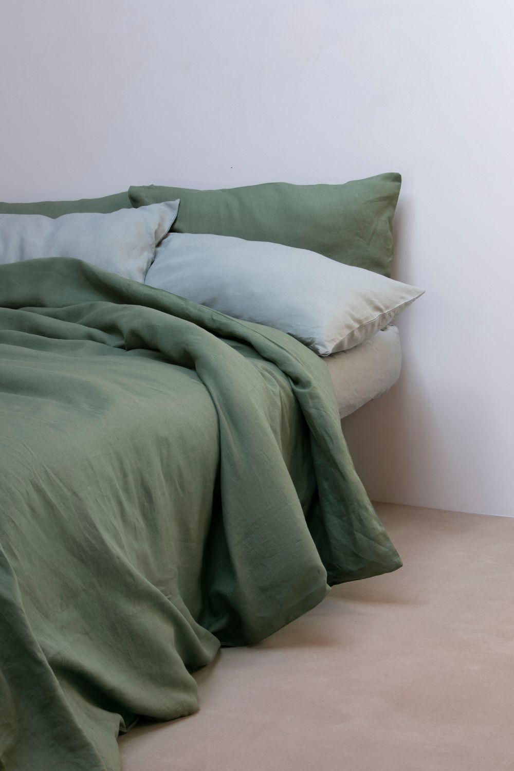 GIUNONE   Duvet-cover in pure washed linen 